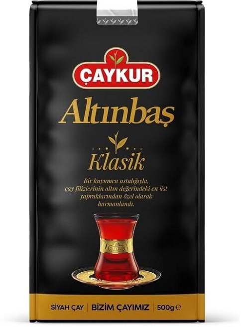 ÇAYKUR Altınbaş 골든 팁 프리미엄 고메 홍차 루즈 리프 강한 티버드 풍부한 아로마 500g / 17.4온스, ÇAYKUR Altınbaş 골든 팁, 프리미엄