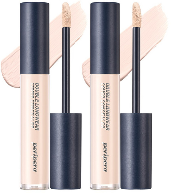 [1+1] 페리페라 더블 롱웨어 커버 컨실러, 페어, 2개