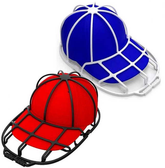 야구모자 캡모자 전용 세탁망 보관케이스 모자보호 형태보존 손상방지 모양유지 스냅백, 1개, 본상품선택, 라이프원 모자 세탁틀망(화이트)