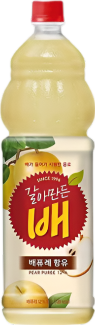 해태음료 갈아만든 배, 1.5L, 2개