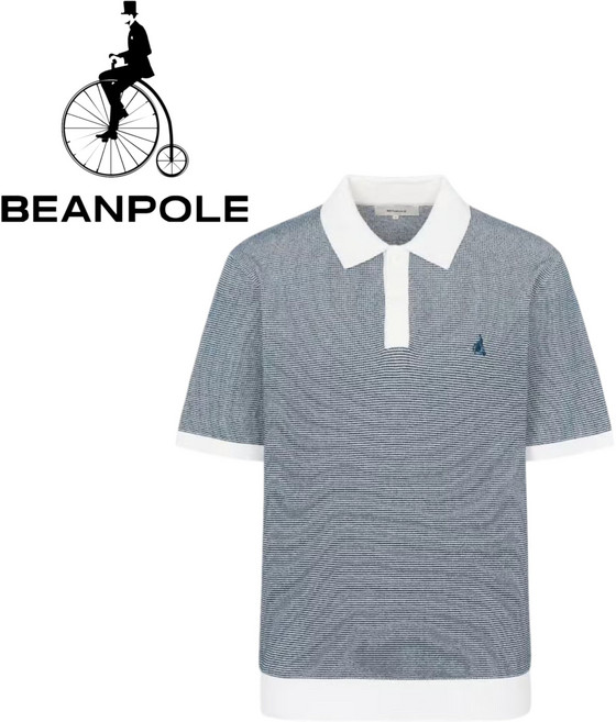 [백화점발송] 빈폴 남성 카라반팔티 골프 여행 미팅 회사 모임 일상 데일리 출퇴근 간절기 배색디테일 부드럽고 편한 상의