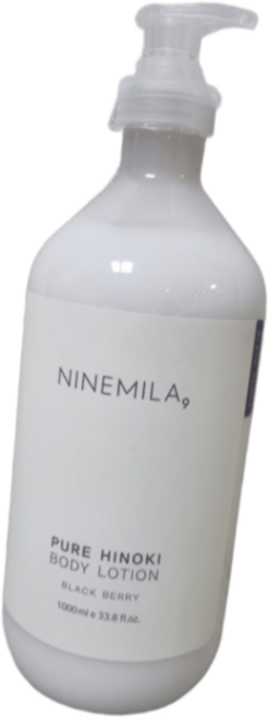 나인밀라 퓨어 히노키 바디로션 블랙베리향 / 바디크림 바디세럼 바디에센스 바디보습크림 바디케어, 1개