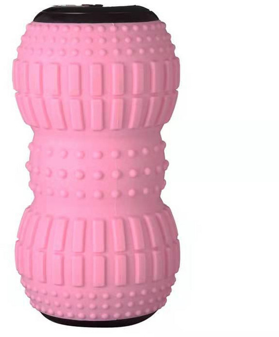 미니 요가 땅콩 마사지 볼 전기 진동 근막 깊은 다리 손 근육 이완 어깨 목 장치, 02 PINK, 1개