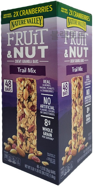 트레일믹스바 에너지바 간편간식, 35g, 48개