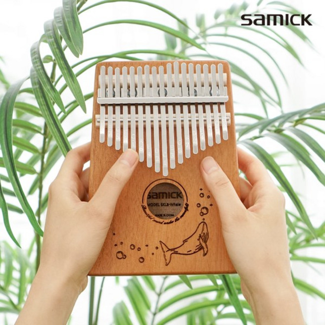 삼익 칼림바 SKLB-17 고래 올솔리드 마호가니 17키, 1개