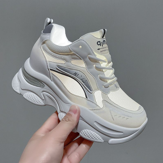 Aesero 여성 아치 서포트 운동화 5cm 발편한 통굽 스니커즈 RM56853