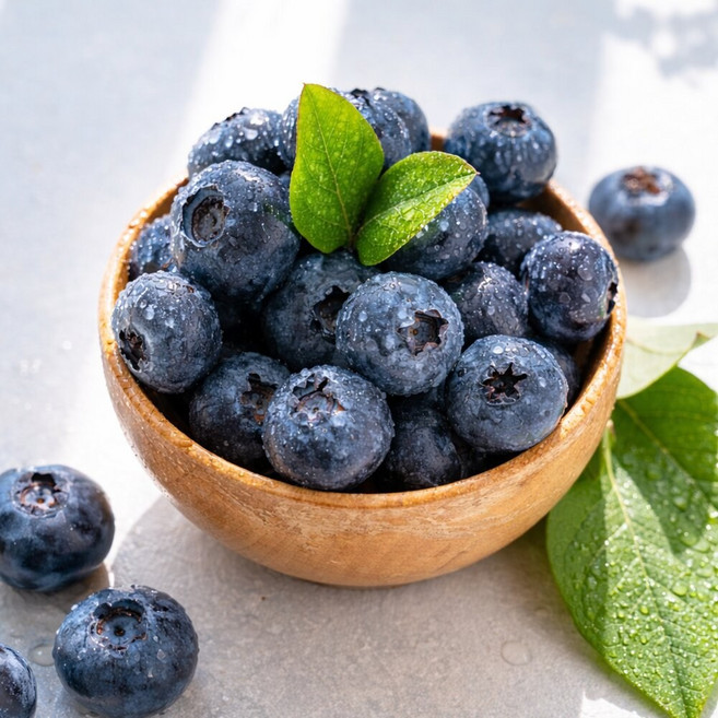 국내산 생블루베리 유기농 무농약 산지직송, 1개, 100g (대과 2팩)