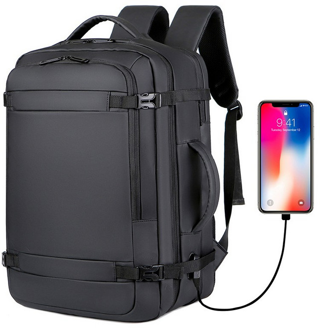 일이공팔 남성용 확장형 여행용 백팩