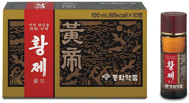 동화약품 황제골드 한방음료, 100ml, 10개
