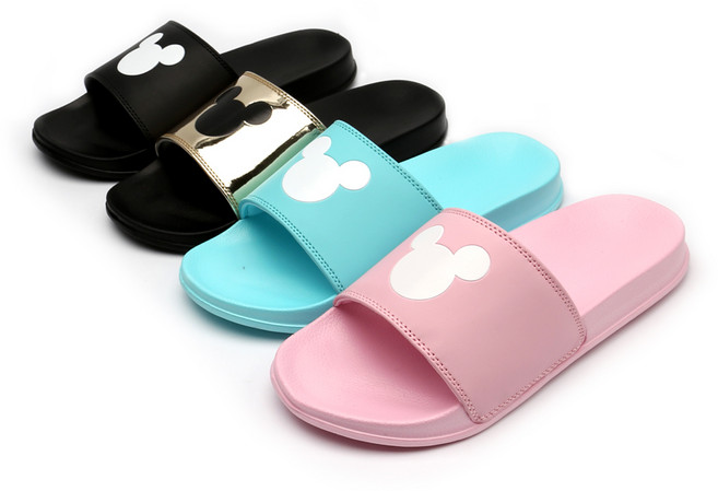 미키마우스 컬러 슬리퍼