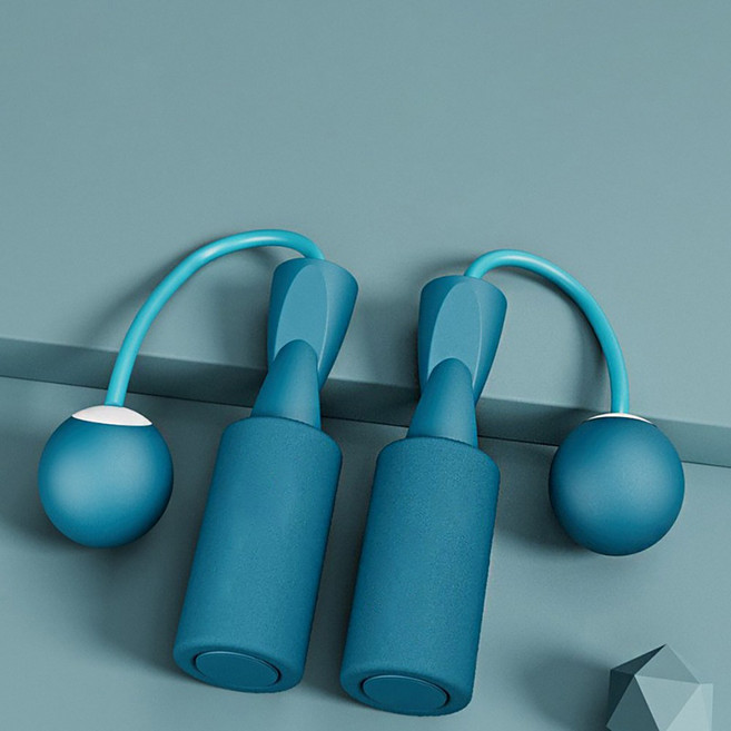 줄없는 홈트 노라인 줄넘기 무선, 블루, 1개