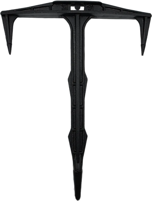 초록농자재 플라스틱 고정핀 멀칭핀 T자 200개 멀칭꽃이 부직포 제초매트 핀