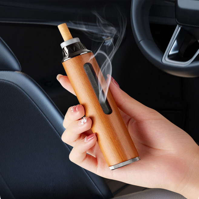 제이샵 차량용 휴대용 재떨이 홀더 스틱 필터 손잡이, 1개, 1