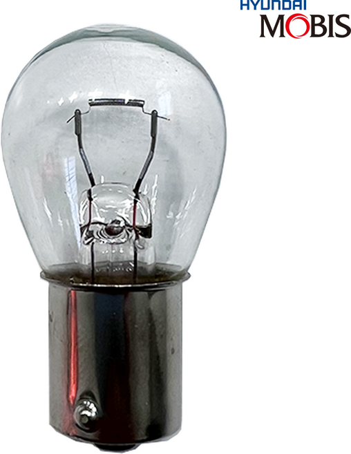 코나OS 후방 방향지시등 깜빡이 전구 싱글 백색 12V 27W 현기파츠, 28mm, 1개