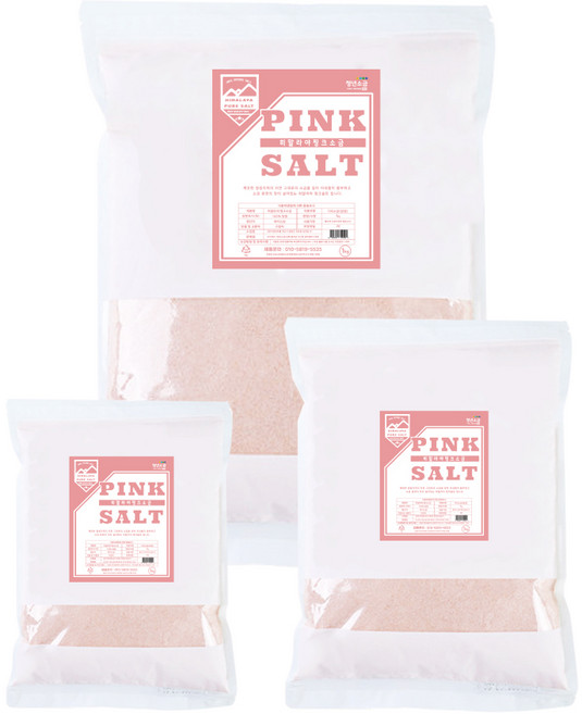 [청년소금] 히말라야 핑크솔트 (천연 암염), 5kg, 1개