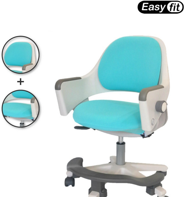 이지핏 시디즈 링고 의자커버 호환커버 2중폴리스판 원단, 2중폴리스판-민트