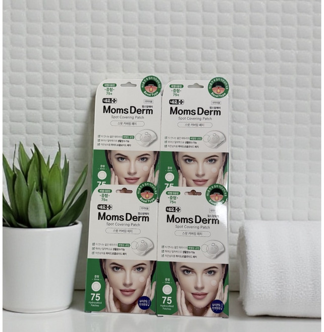 네오 맘스덤에이 스팟 커버링 패치 베벨링 여드름 짠후 작은상처, 4개, 75개입