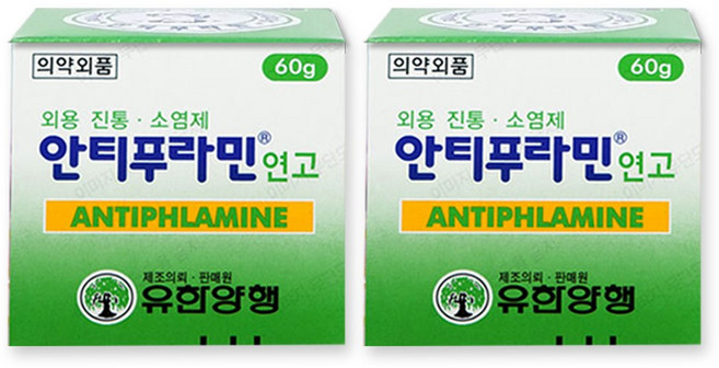 안티푸라민 연고 60g, 2개