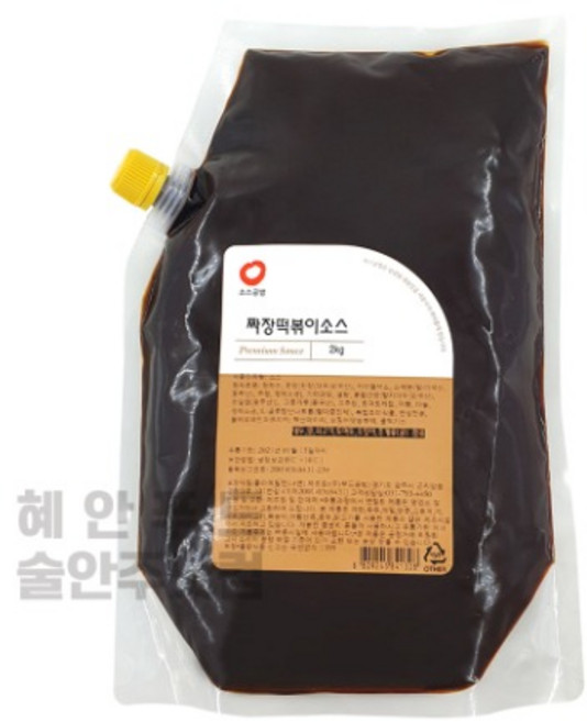 푸드공방 짜장떡볶이소스 2kg, 1개