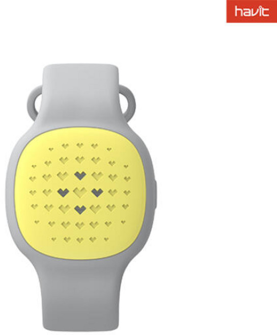 아트박스/하빗 하빗 W10 충전식 모기퇴치기 팔찌 밴드