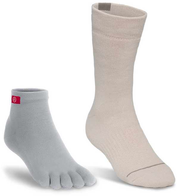 인진지 트레일러 퍼포먼스 세트 쿨맥스 Full Buffer 등산 양말 세트, 1개, 아이보리