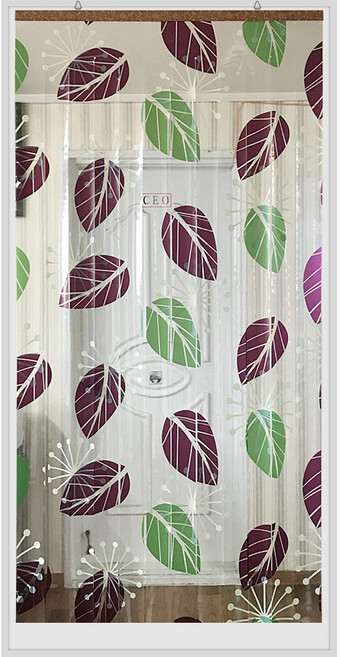 세진 아로마향 낙엽 파리문발 출입문 문발 커튼 비닐커튼