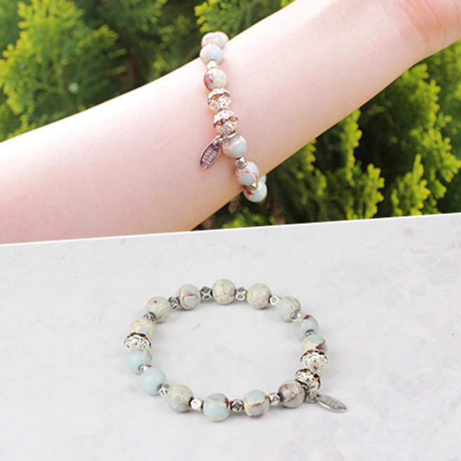 JStrading 원석팔찌만들기 GS 재료세트 35종 DIY, GS-01 아멜리아, 1개