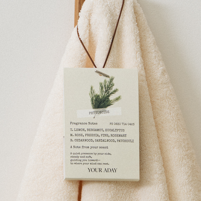 유얼어데이 차량용 퍼퓸 샤쉐 옷장 방향제, 피톤치드, 1개