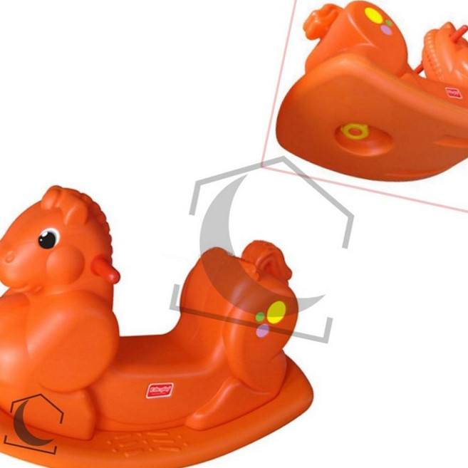 흔들말타기 오렌지 유아체육교구