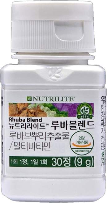 암웨이 뉴트리라이트 루바블렌드 30캡슐, 1개, 30정