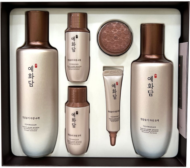 더페이스샵 예화담 천삼송이 기초화장품 2종 스페셜 세트, 1세트