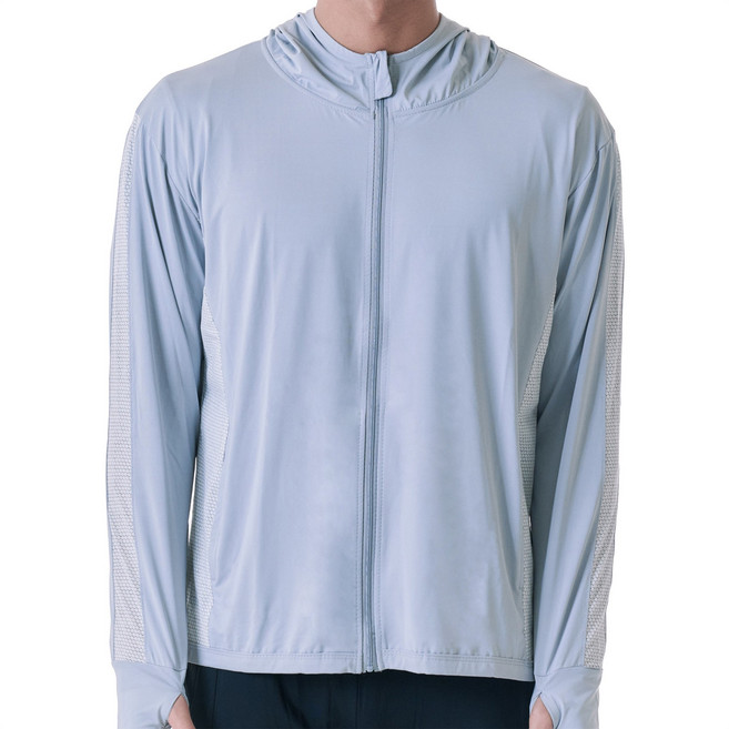 SHAN-HUA 量子冰絲連帽防曬外套 網眼拼接