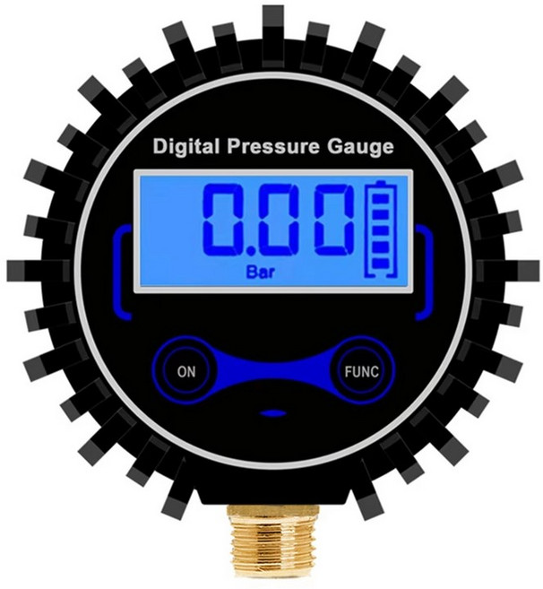 0-200PSI LCD 디지털 타이어 압력 게이지 자동차 자동 오토바이 타이어 에어 PSI 미터, 에이, 블랙 &amp; 블루