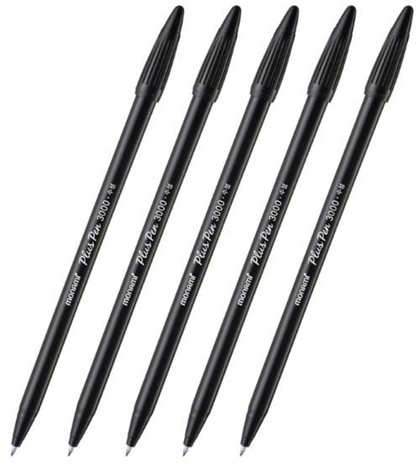 모나미 플러스펜(0.3mm 흑색/12EA), 단품