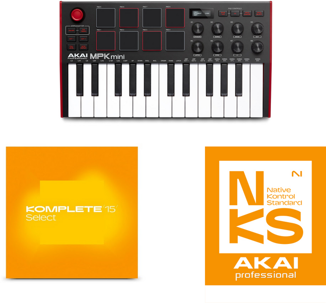 AKAI MPK Mini MK3 아카이 미니 25키 키보드 컨트롤러