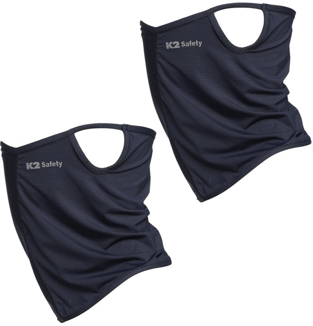 K2 Safety 하이크 넥스카프 귀걸이형, 네이비 1개 + 네이비 1개