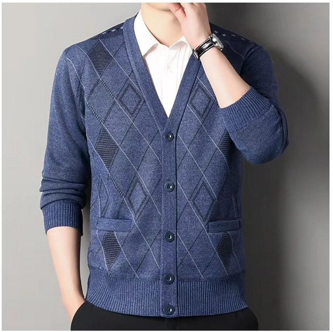 베르몽테 남자 가디건 고급소재 데일리 스웨터 따뜻한 남성 cardigan