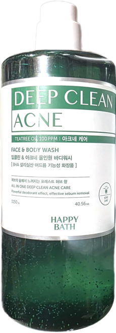 바디워시 티트리 아크네 케어 1150g 우디향 대용량, 1.15kg, 1개