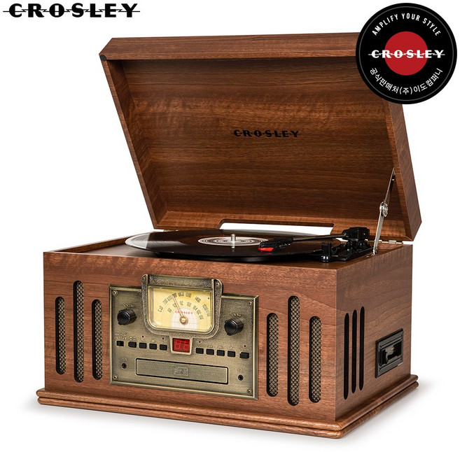 크로슬리 뮤지션 올인원 블루투스 턴테이블, CR704, 혼합색상