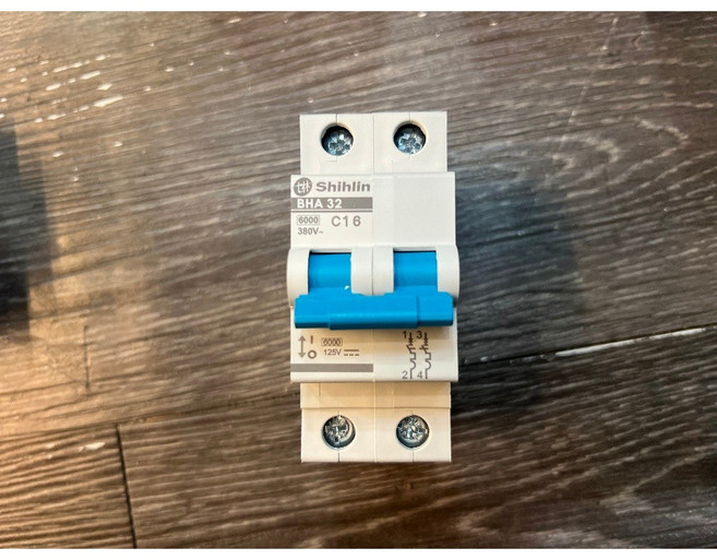 【全電行】士林電機 BHA32 小型斷路器 交流380V 直流120V 10A/16A/32A AC/DC雙用 台灣公司貨, 1個, 16A