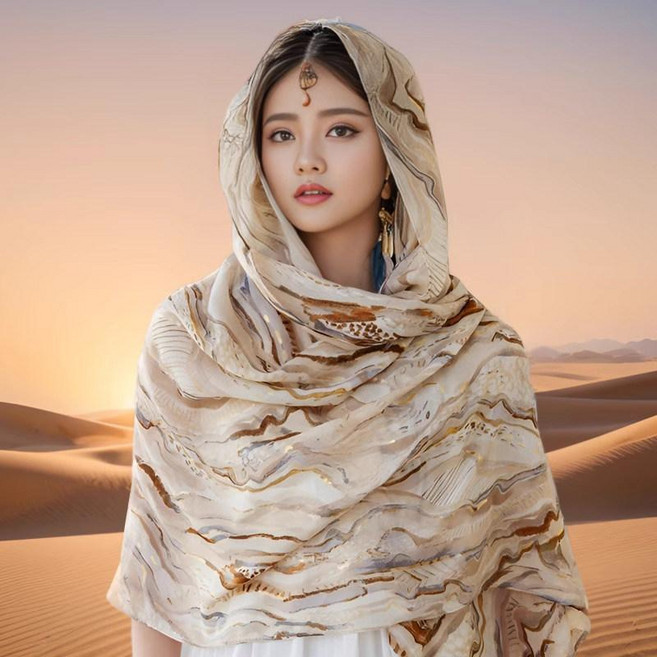 헬로라이노 이집트스카프 터번 히잡 스카프 사막