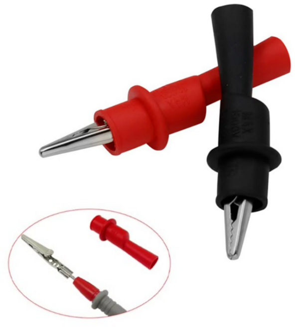 리틀브릿지 테스터기 리드선 멀티미터 프로브 연결 클램프 악어 클립 집게 2mm(TL-10), 1