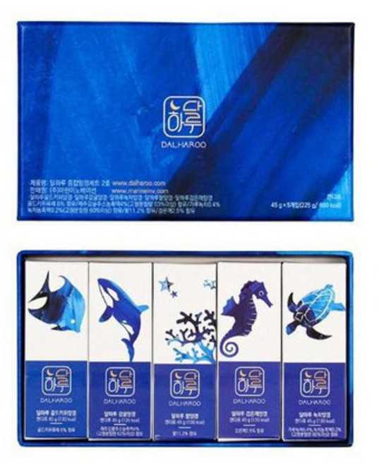 달하루 양갱 선물세트, 1세트, 225g