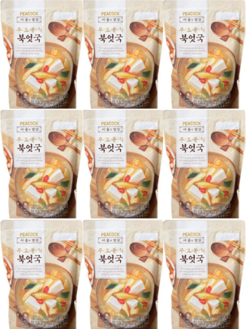 피코크 무교동식 북엇국 500g 9개