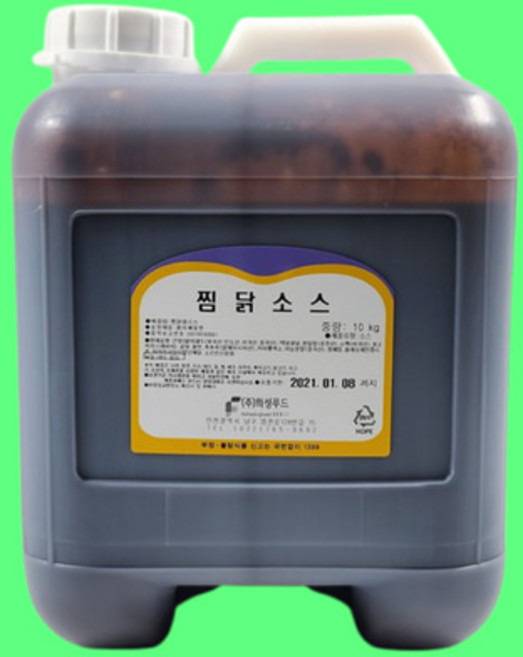 찜닭소스 10kg 20통 안동찜닭