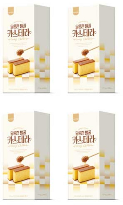 [오티삼립]달콤한 벌꿀 카스테라 510g 4박스, 단품