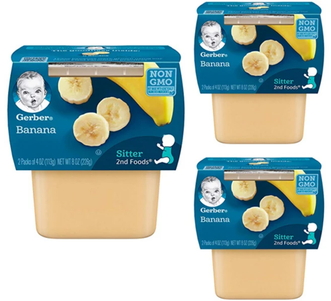 거버 어린이 식품 226g, 바나나(Banana), 113g, 6개 - 쿠팡