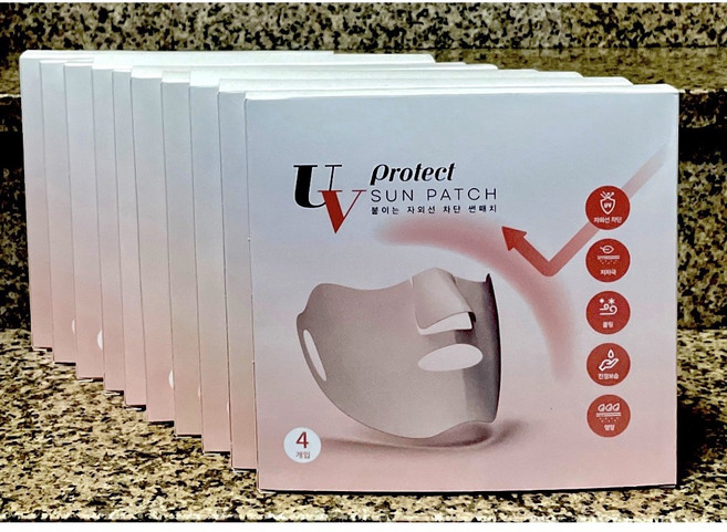 스카이 UV 프로텍트 귀걸이형 썬 패치 10 BOX ( 40회분 ) 1박스는 4회분, 1개