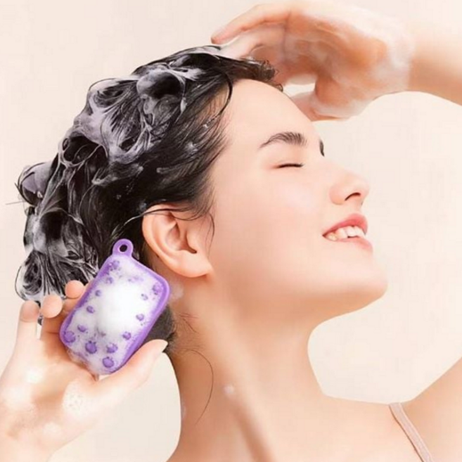 실리콘 두피 브러쉬 샴푸용 스케일링 머리감기 두피 마사지 브러쉬 케어 마사지기 클렌징 모공