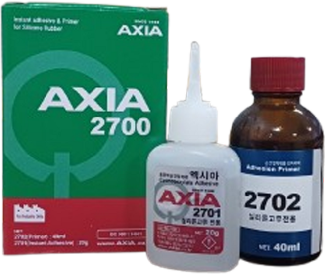 AXIA 엑시아 순간접착제 실리콘 고무전용 SILY 2700 (40ml+20g), 1개